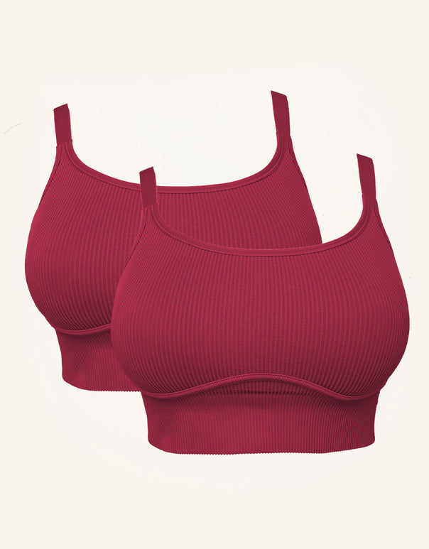 Bustier-Set 2x "Freeda" bordeaux