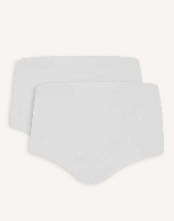 High-Waist Panty Set 2x Cozy Basic Ivory