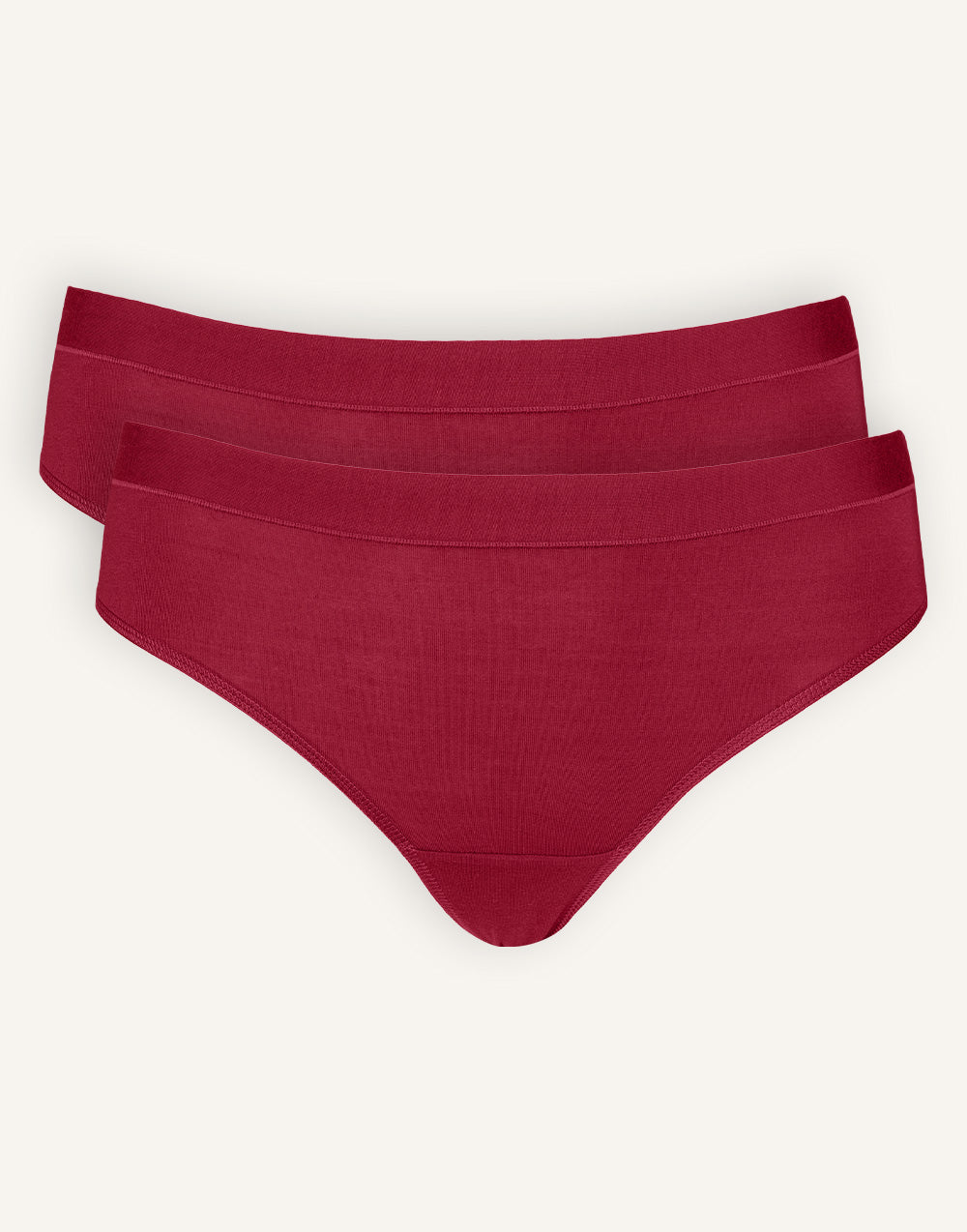 String-Set 2x "Cozy Basic" bordeaux