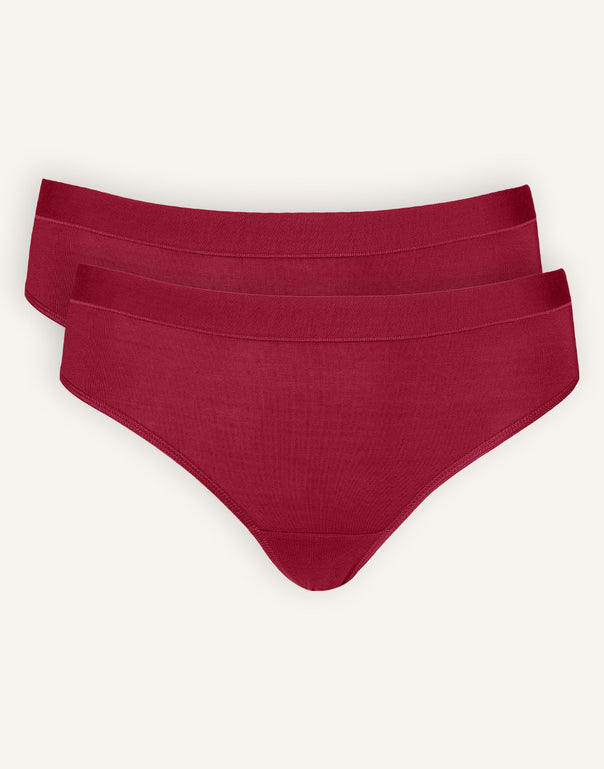 String-Set 2x "Cozy Basic" bordeaux