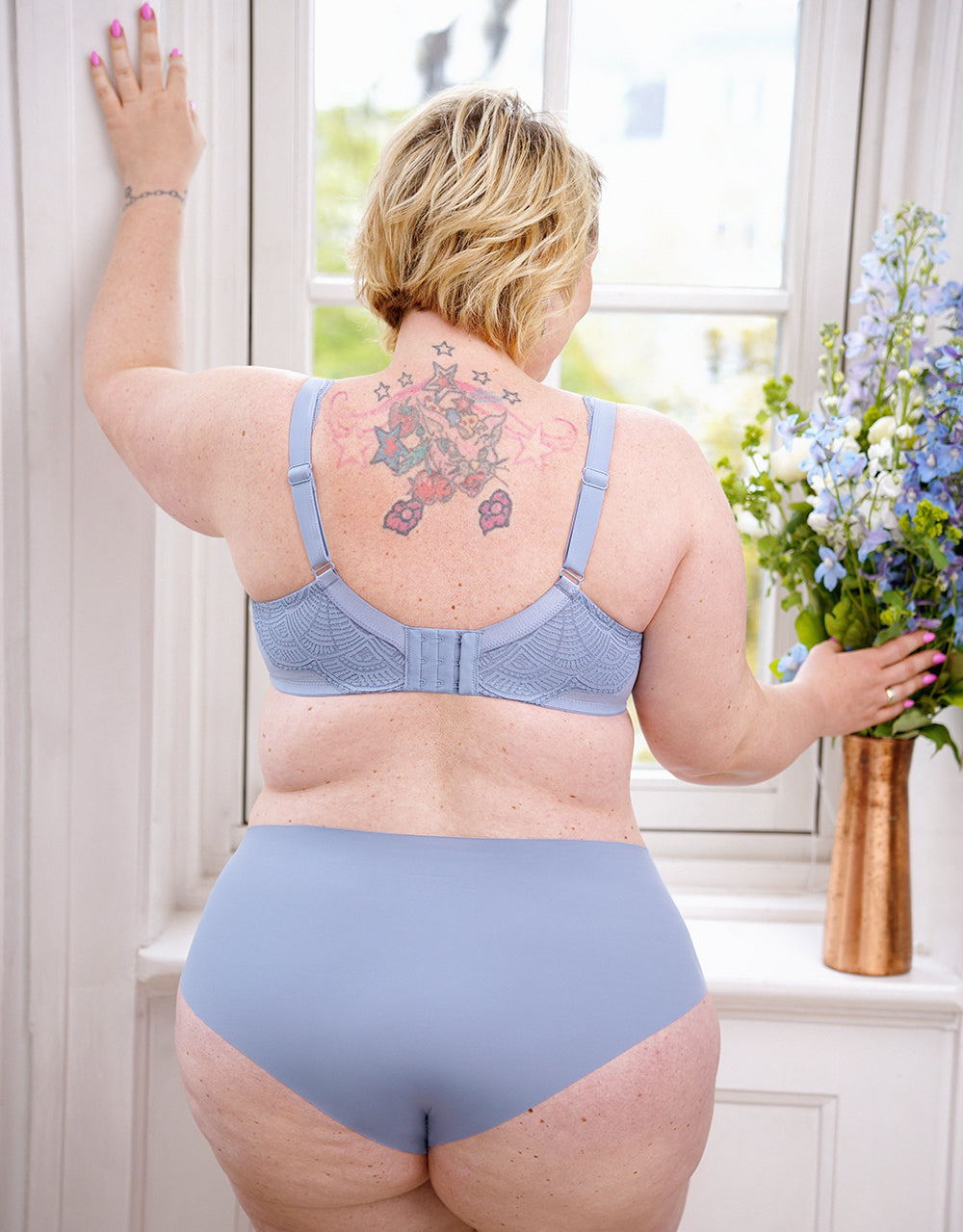 BH "Clara Lace" blue-grey