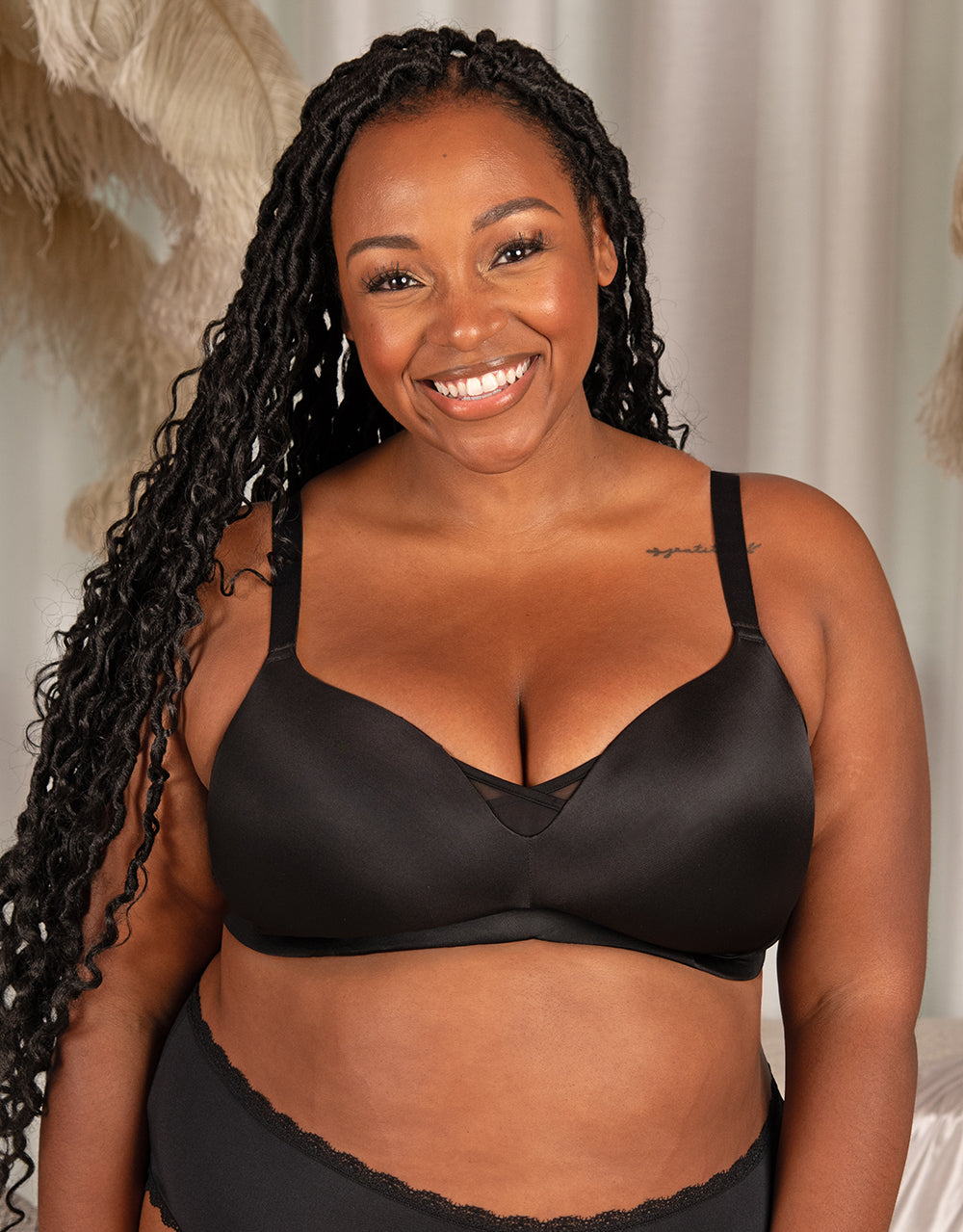 BH ohne Bügel "Sensation” black