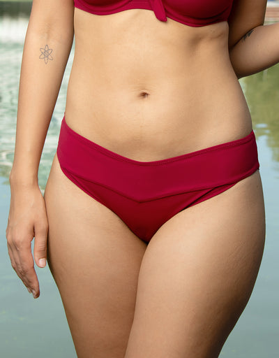 Bikini-Panty "Valencia" cherry