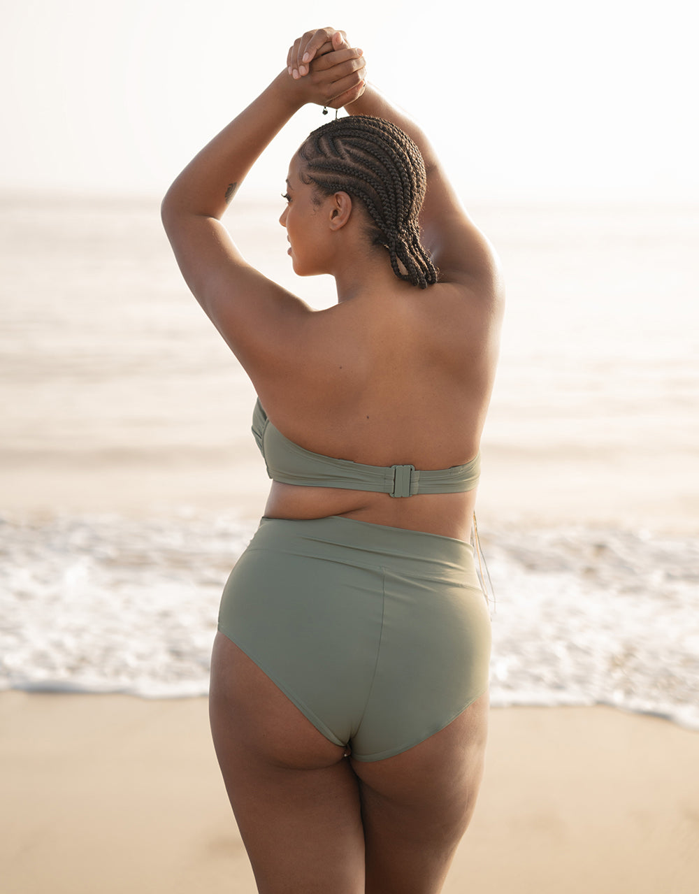 Multiway-Bikini-Top "Monaco" khaki