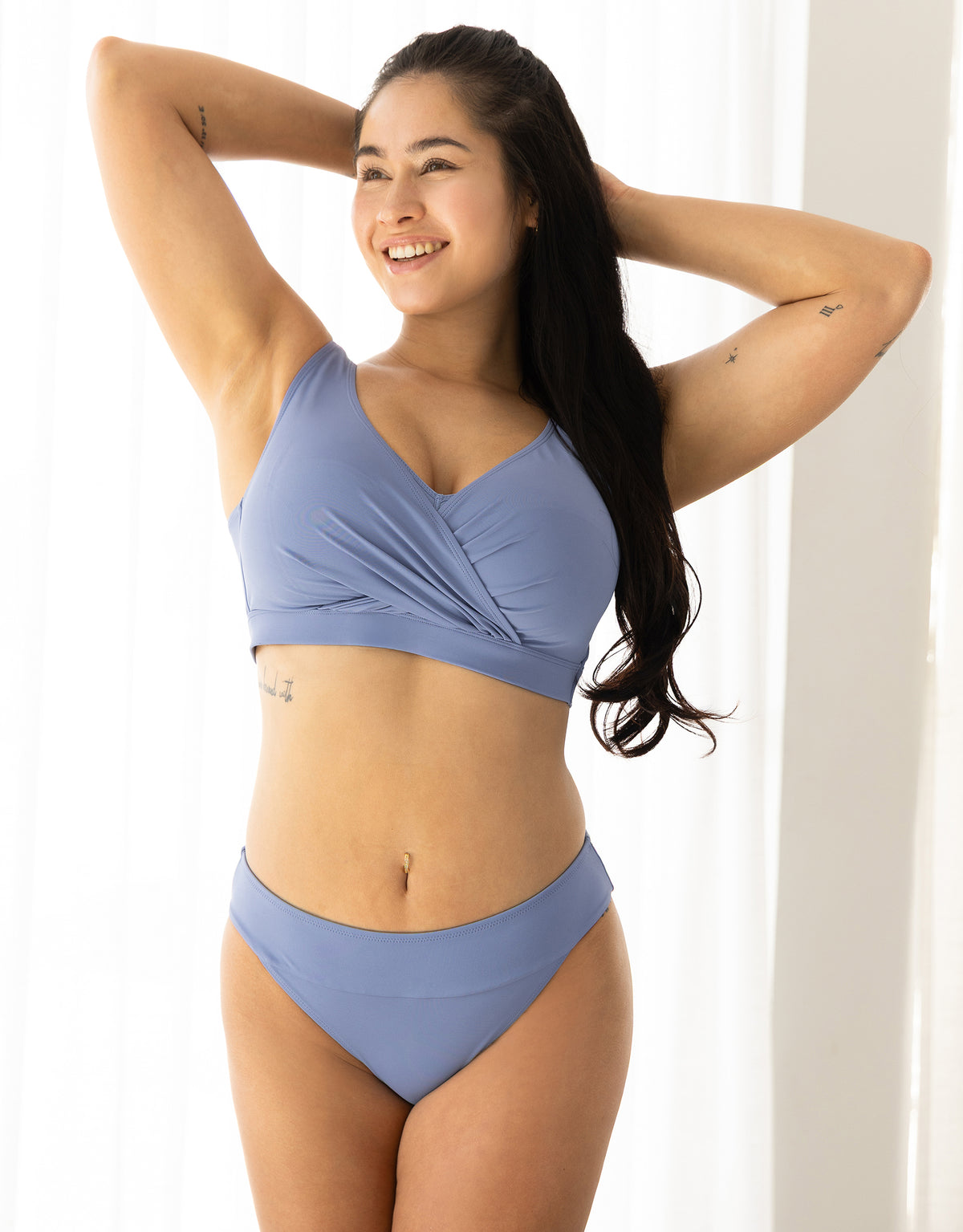 Bikini-Top Ohne Verschluss Valencia Bluegrey