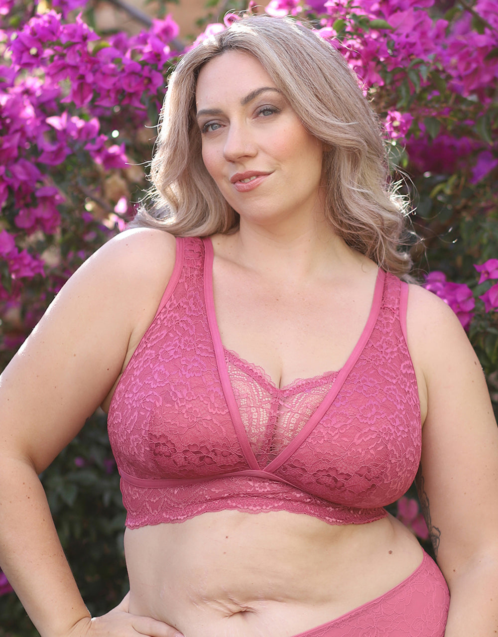 Bralette "Eliana" roseberry