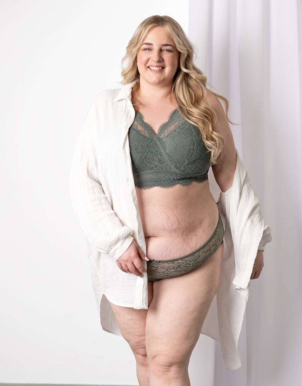 Bralette "Emilia" olive