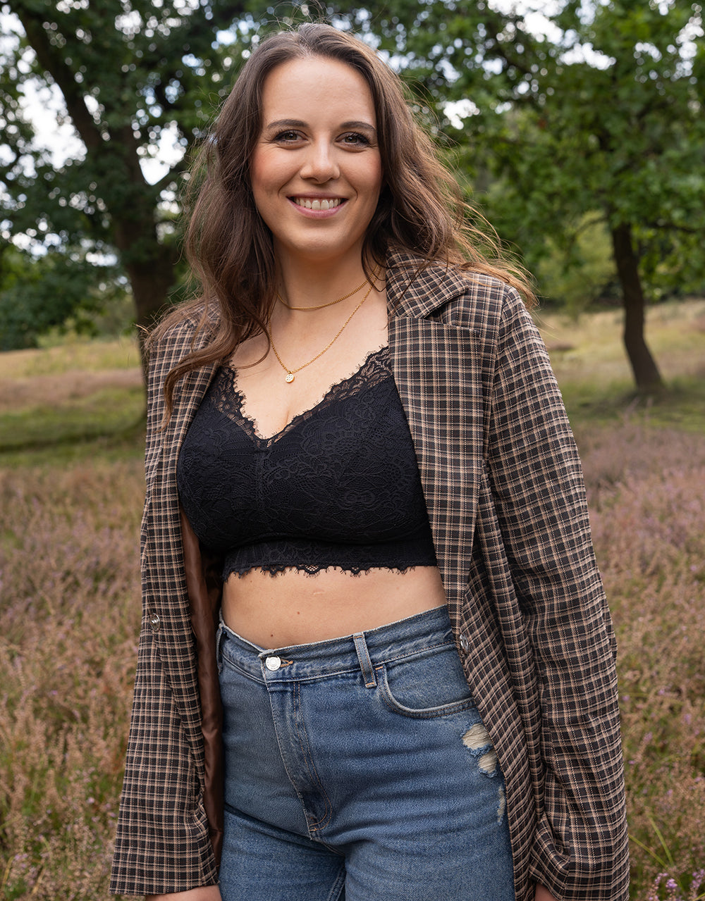 Bralette ohne Verschluss "Sensla" black