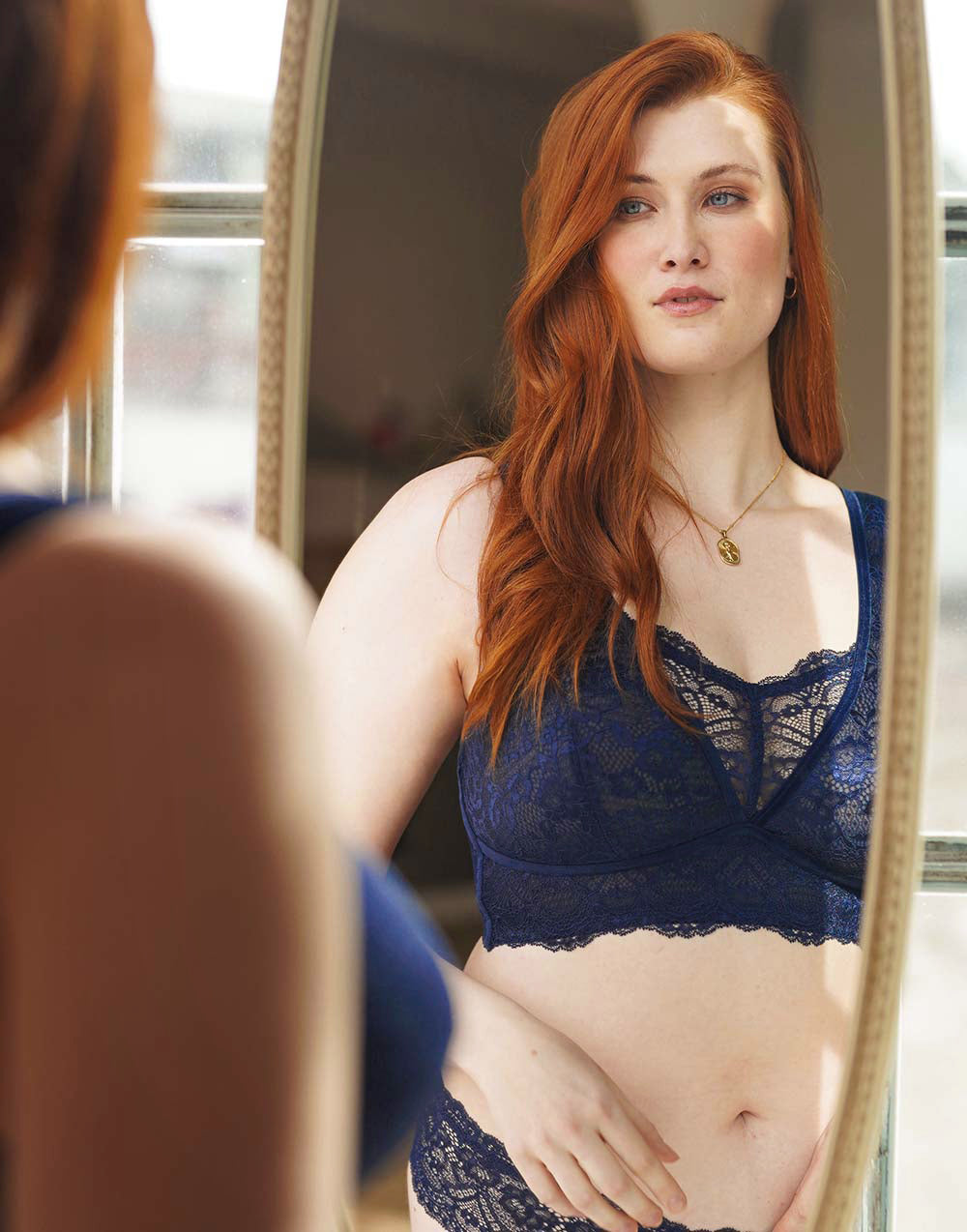 Bralette "Eliana Velvet" navy