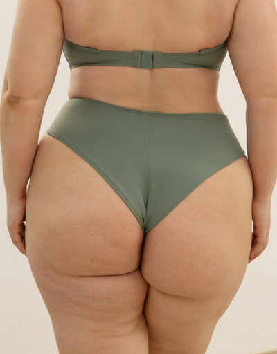Bikini-Brazilian-Slip Monaco Khaki