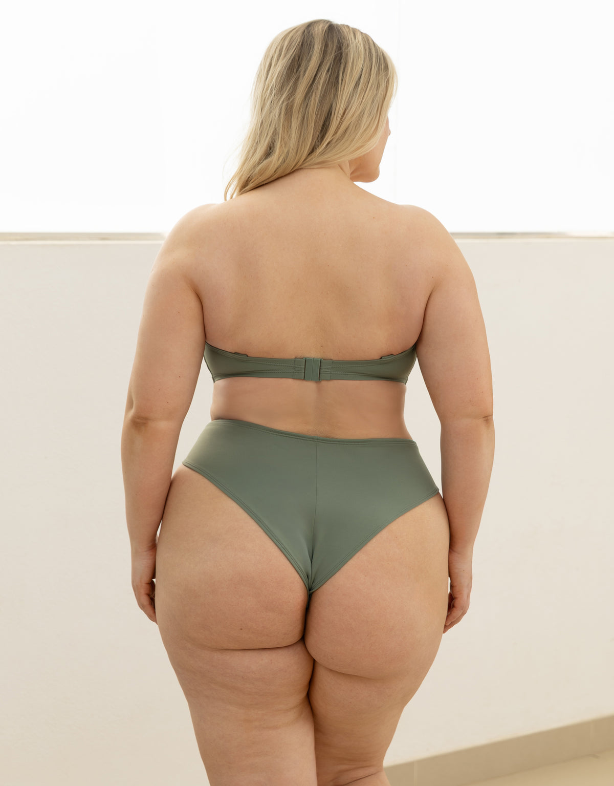 Bikini-Brazilian-Slip Monaco Khaki