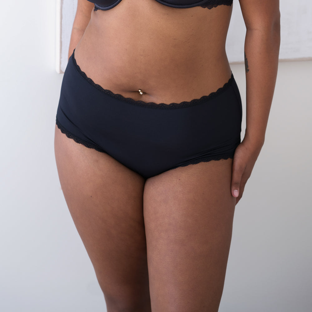 High-Panty "Basic" black