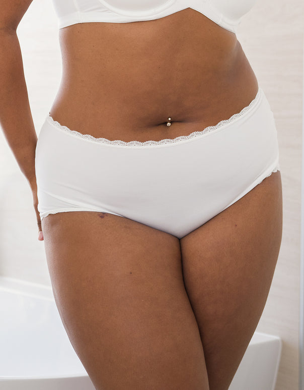 High-Panty "Basic" ivory