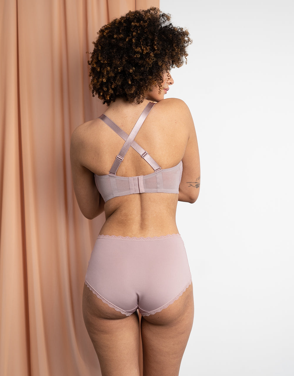 High-Panty-Set 2x "Basic" taupe