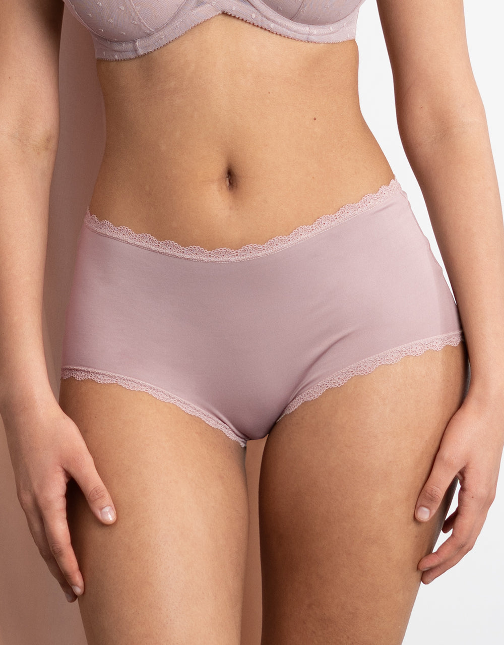 High-Panty "Basic" taupe
