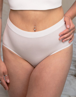 High-Panty "Cozy Basic" ivory