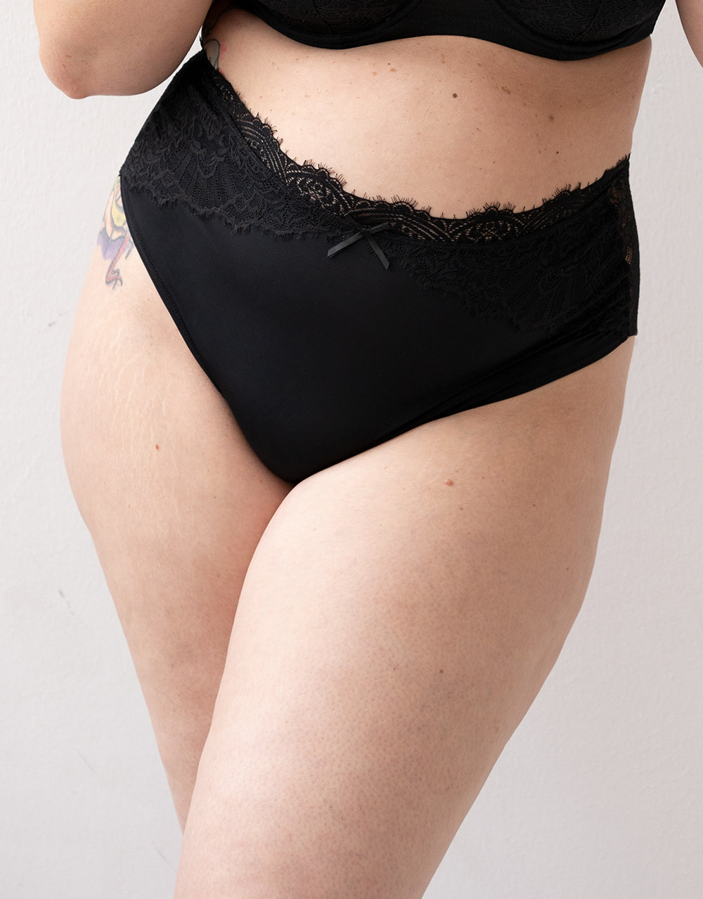 High-Waist-Panty "Sensla" black