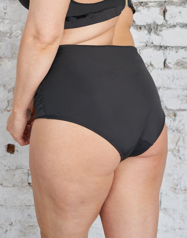 Bikini-High-Waist-Panty "Valencia" black