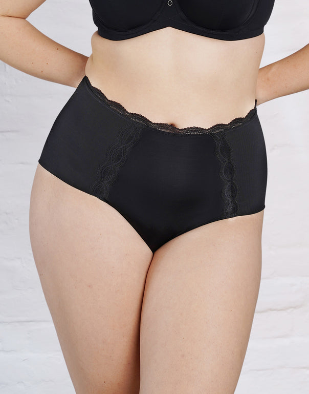 High-Waist-Panty "Clara" black