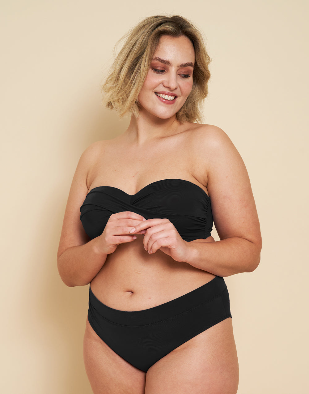 Bikini-High-Panty "Monaco" black