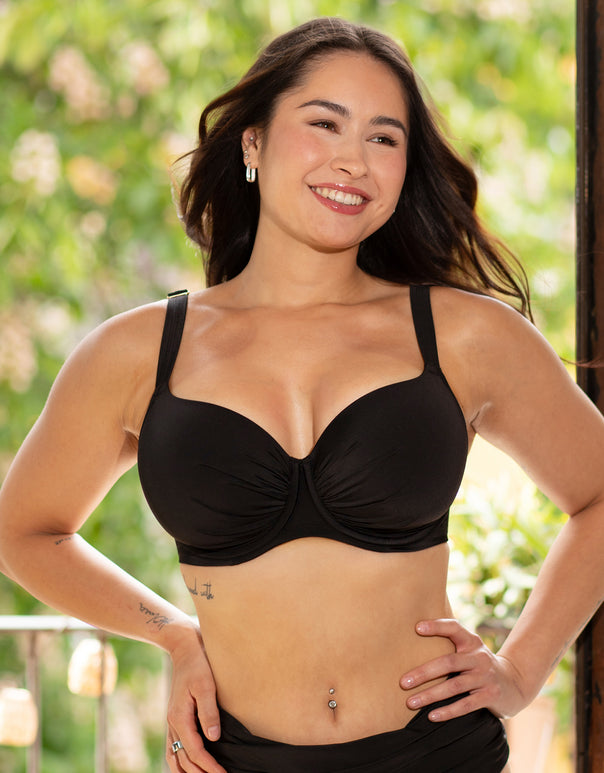 Schalen-Bikini-Top Valencia Chic Black