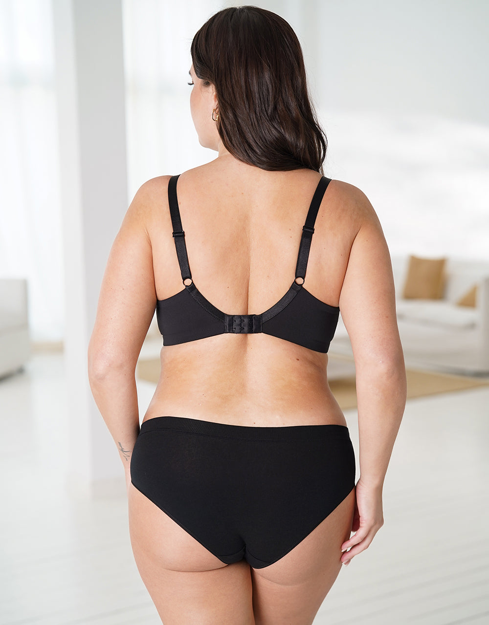 Panty-Set 2x "Cotton Basic" black