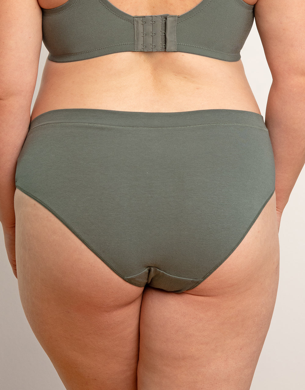 Panty-Set 2x "Cotton Basic" olive