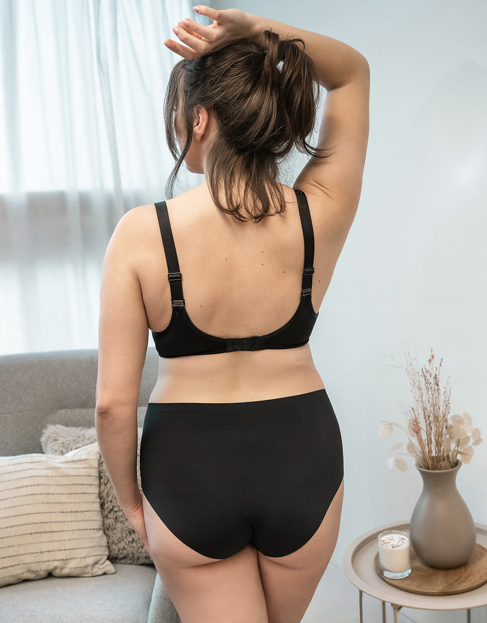 High-Panty "Invisible Basic" black