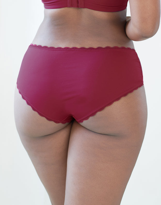 Panty "Pure Basic" bordeaux