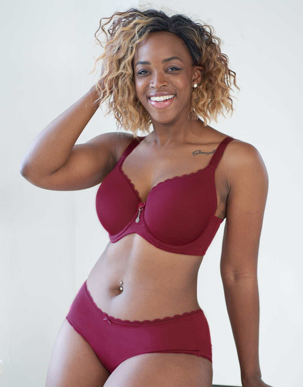 Panty "Pure Basic" bordeaux