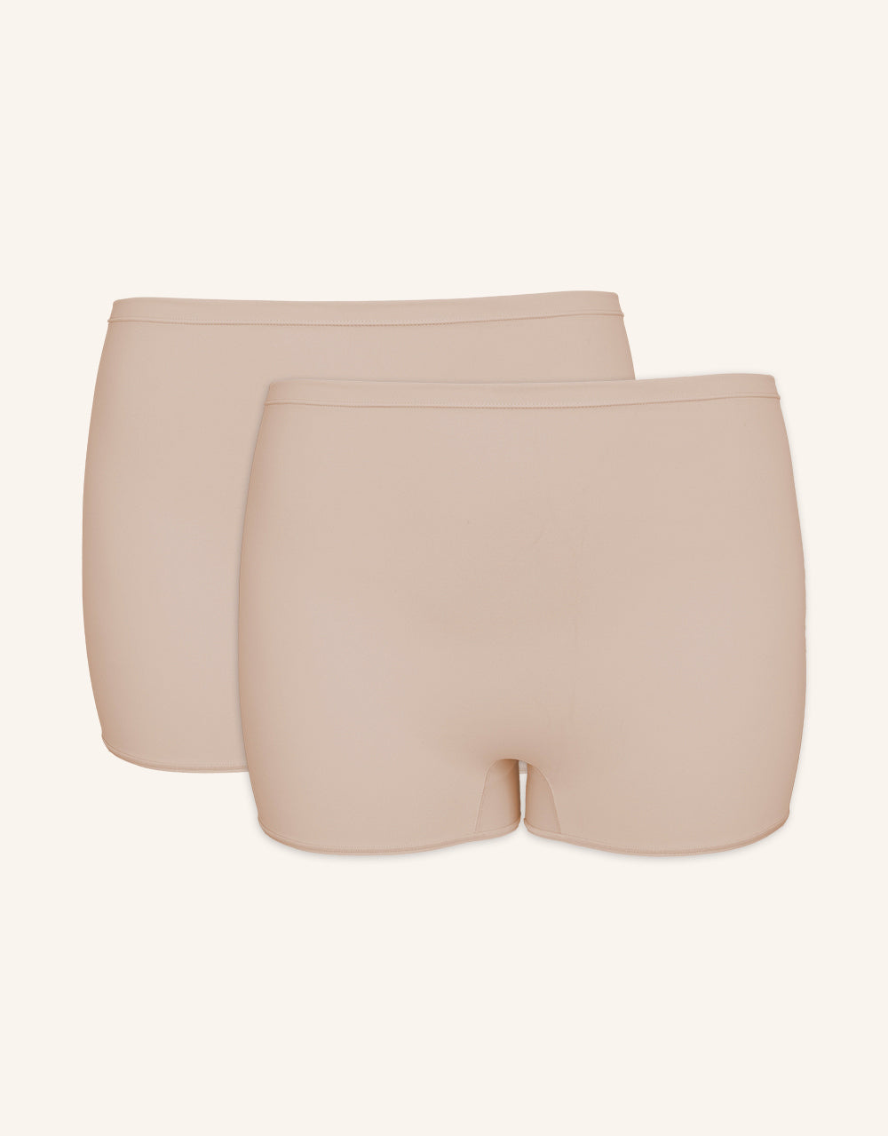 High-Waist-Shorts-Set 2x "Basic" cappuccino