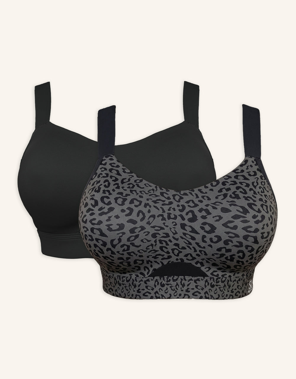 Sport-BH-Set 2x Jive Black/Leo | SugarShape