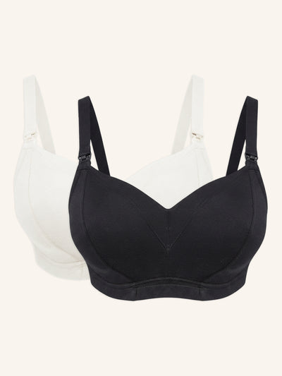 Still-Bralette-Set 2x Cozymama Black/Ivory