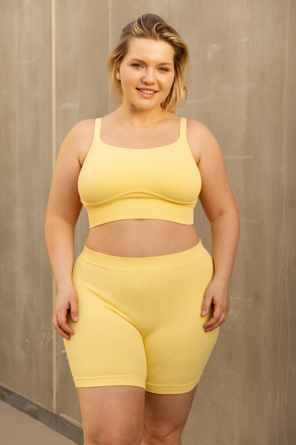 High-Waist-Shorts-Set 2x Freeda Butter