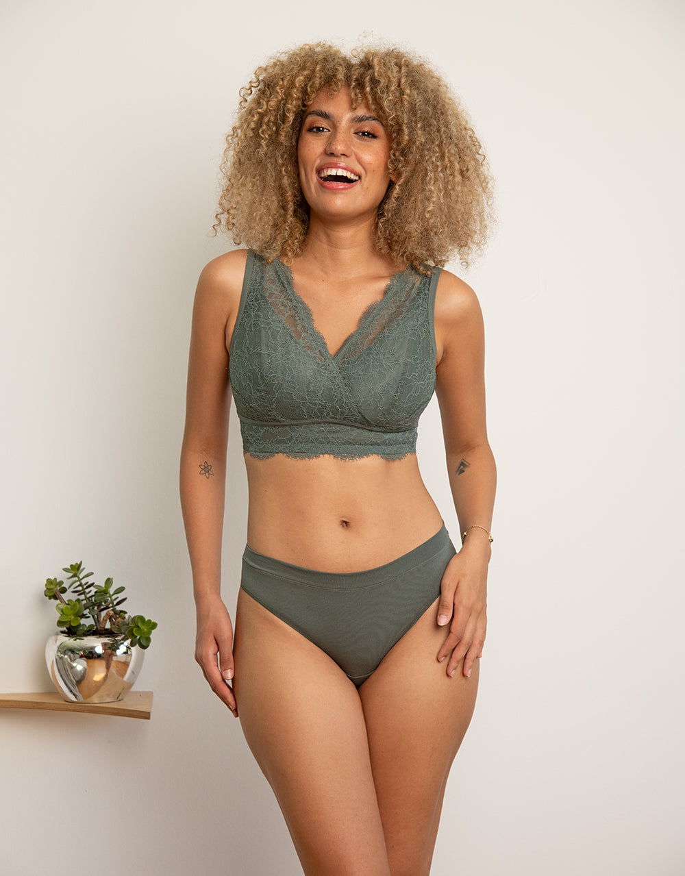 String "Cotton Basic" olive