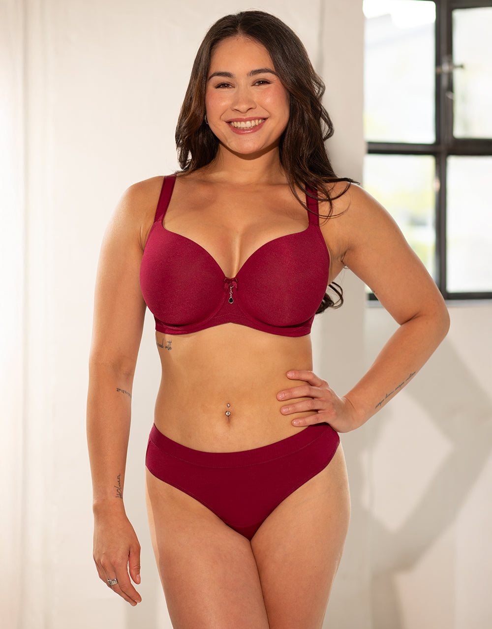 String "Cozy Basic" bordeaux