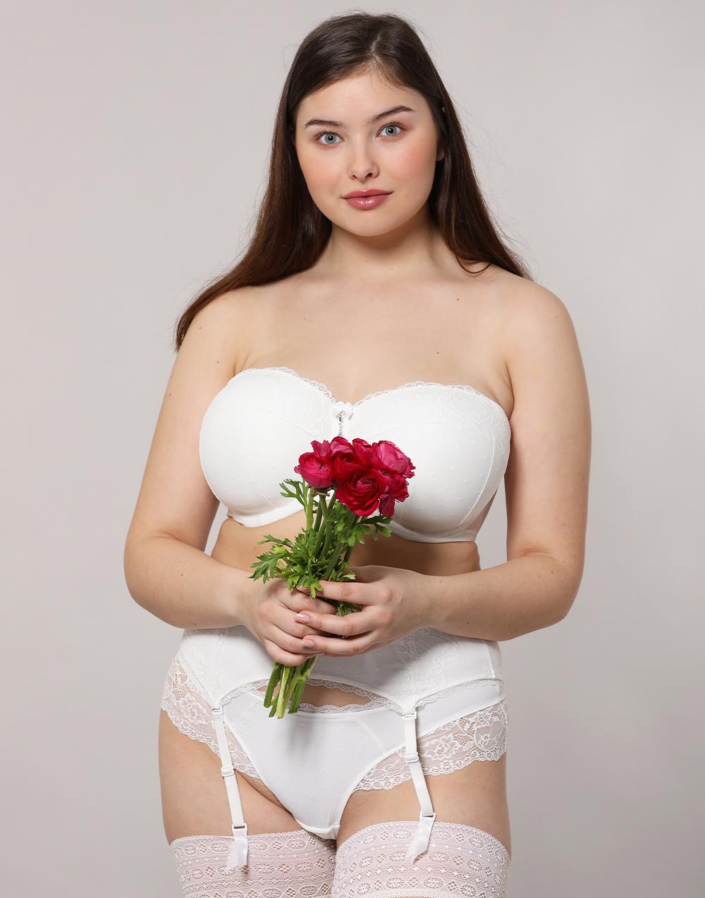 Stringpanty "Diamond" ivory