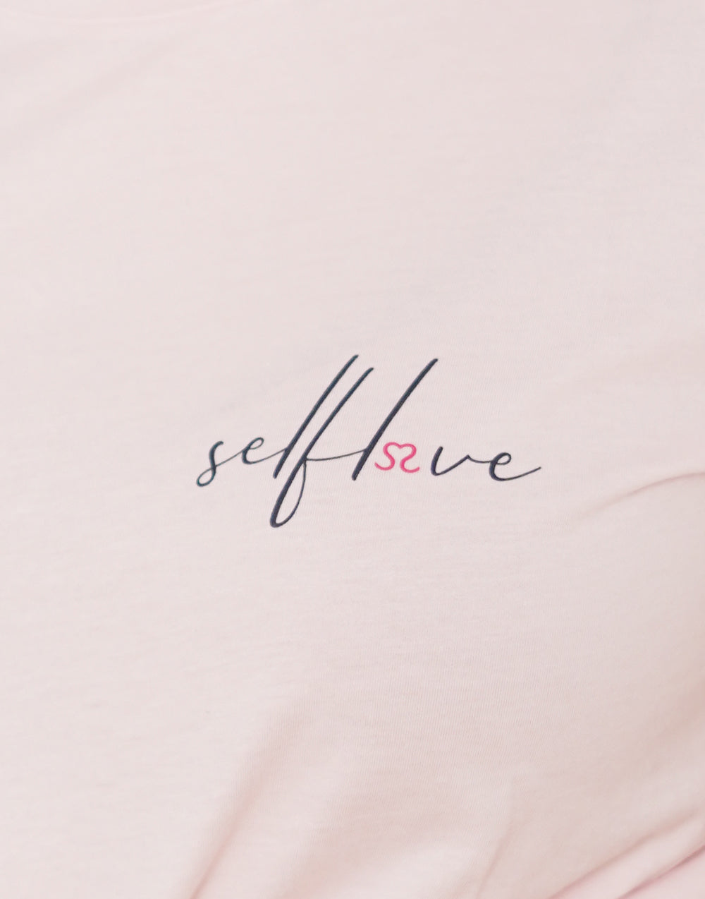 T-Shirt "Selflove" rosé