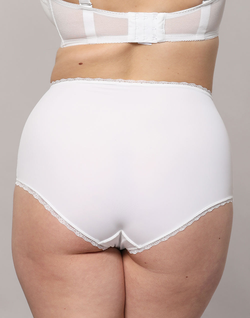 High-Waist-Panty "Diamond" ivory